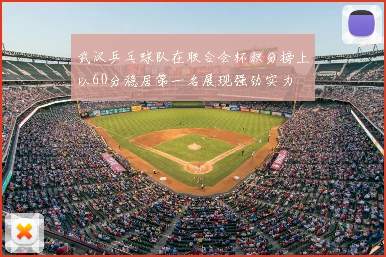 武汉乒乓球队在联合会杯积分榜上以60分稳居第一名展现强劲实力